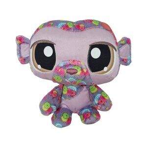 LPS Littlest Pet Shop Happiest Monkey Plush Stuffed Animal 2008 LPS Purple